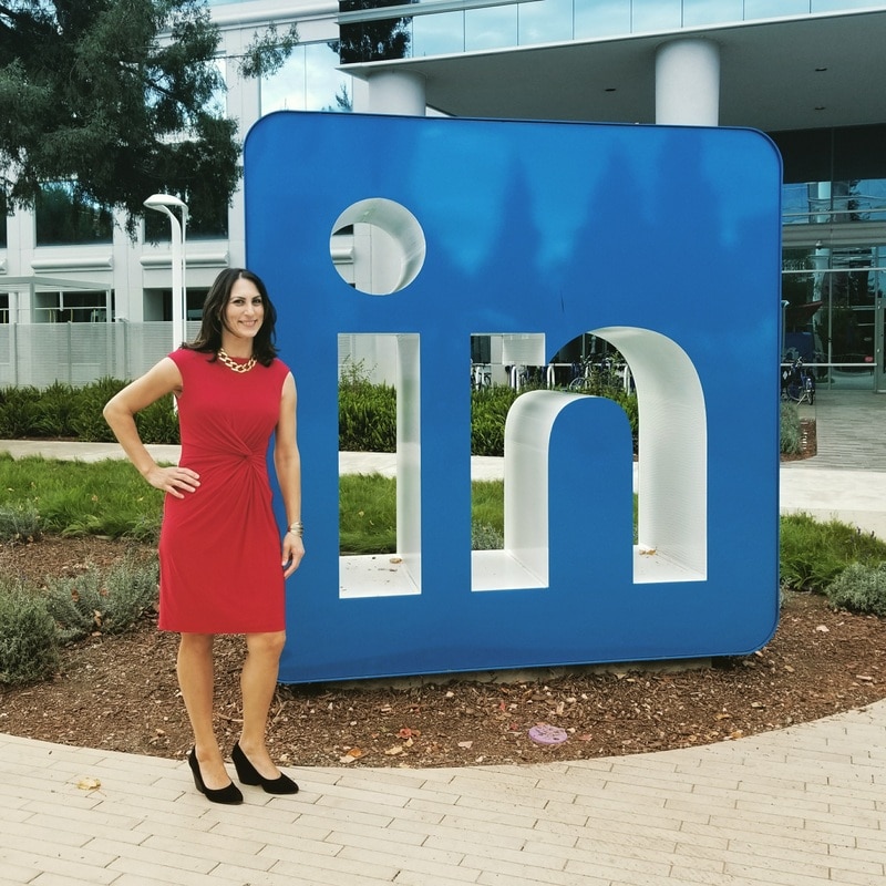 Donna Serdula at LinkedIn's Headquarters