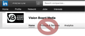 LinkedIn Removes Products & Services Tab from Company Page