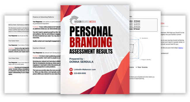Personal Branding Assessment Report Preview