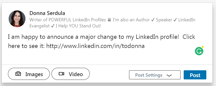 The Profile Changes That Trigger Notifications To Your Network